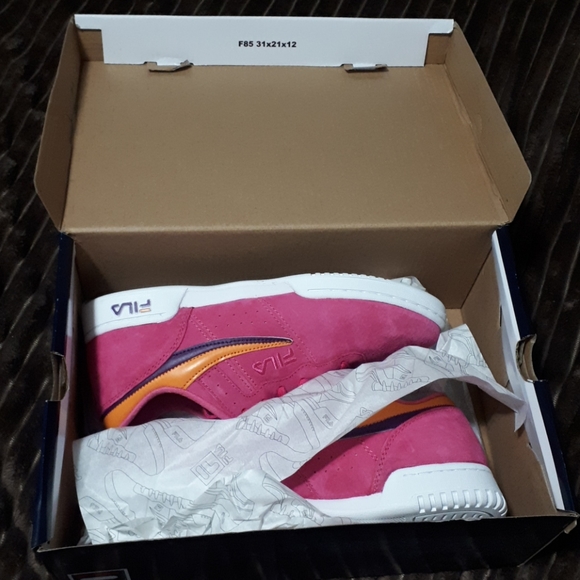 FILA - Original fitness women's sneaker Pink/Gold - Picture 10 of 10